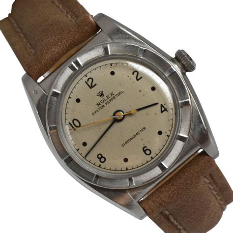 Rolex Oyster Perpetual Ref. 3372 “Bubble Back” acciaio 1942ca